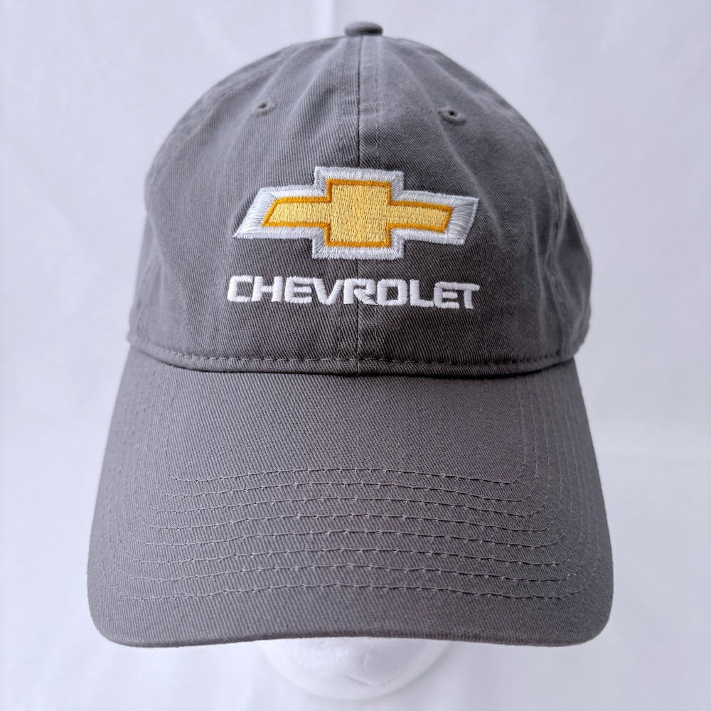 Chevrolet Baseball Cap Gray Embroideredā Bowtie Logo